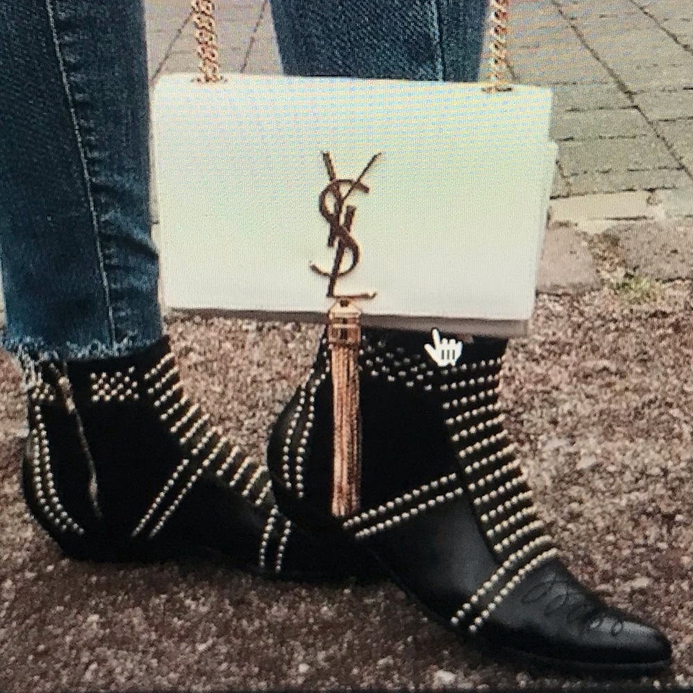 🐺🐺Anine Bing Charlie Boots  silver/very good condition🐺🐺